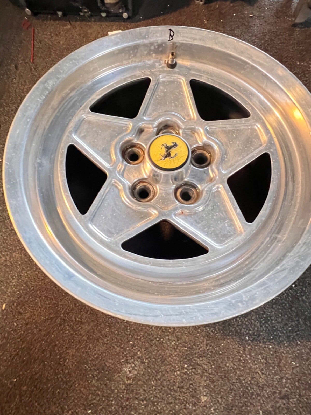 (B) 1 Ferrari 208,308  Road Wheel Rim TRX  165TR 390 Part # 117000