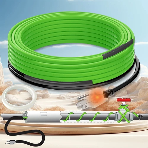 MAXKOSKO 10FT Self-Regulating Pipe Heat Tape for Water Pipes Pipe Freeze