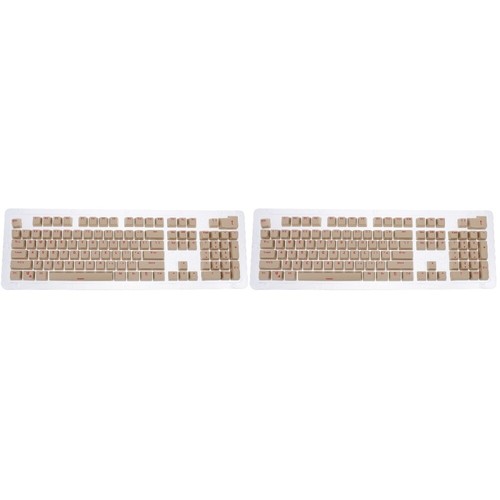 2 Sets Mechanische Tastatur Tastenkappe Tastenabdeckungen Ersatzschlüsselkappen