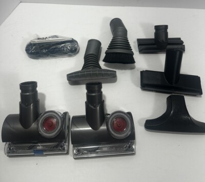 Dyson Genuine Tangle Free Turbine & Multi-Angle Brush Lot of 7 Attachments