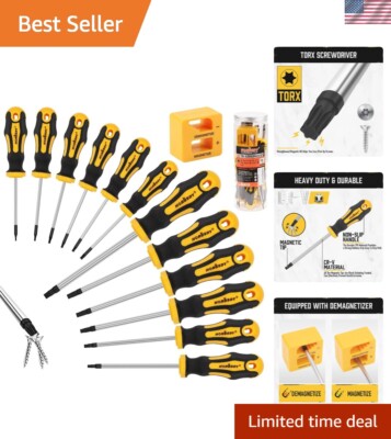 Comprehensive Magnetic Torx Screwdriver Set T5-T40 | 13-Piece Tool Collection