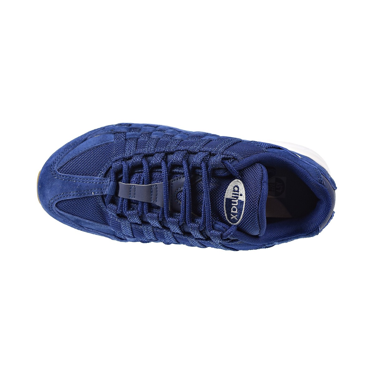 Nike Air Max 95 Woven (GS) Big Kids' Shoes Blue Void-Wolf Grey