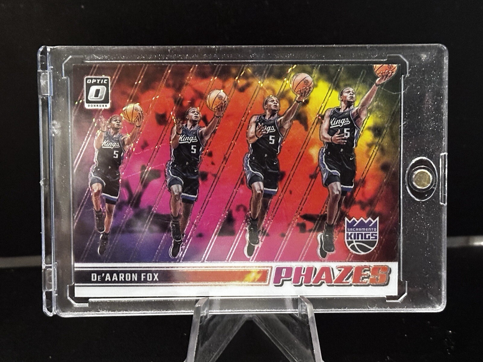 2023-24 Donruss Optic De'Aaron Fox Phazes SSP #5 Sacramento Kings Case Hit!