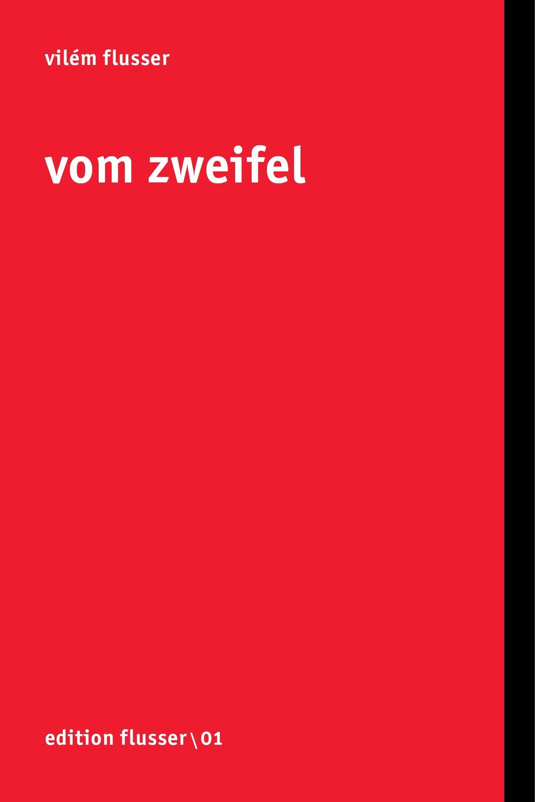 Thumbnail - Vom Zweifel Vilem Flusser Taschenbuch Edition Flusser Kartoniert /