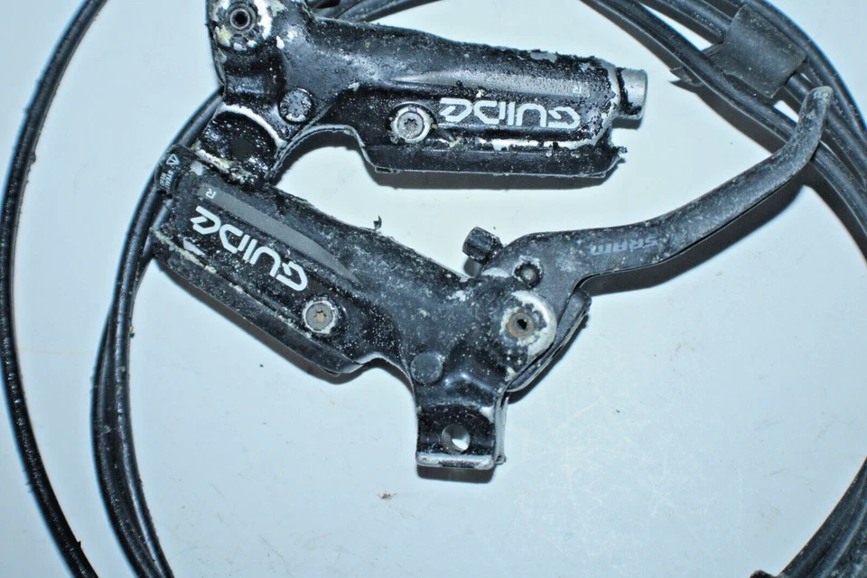 SRAM Guide Hydraulic Disc Brake Set Post Mount Black Dirt Gravel MTB USA Shipper - Image 3 of 4