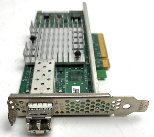 Adapter serwera Intel Ethernet X520-DA1 (E10G41BTDAG1P5) +Fiberstore SFP-10GSR-85 - Zdjęcie 2 z 4