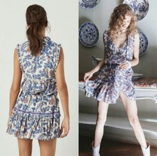 Spell And The Gypsy Design Etienne Mini Ruffle Tiered Skirt Monaco S