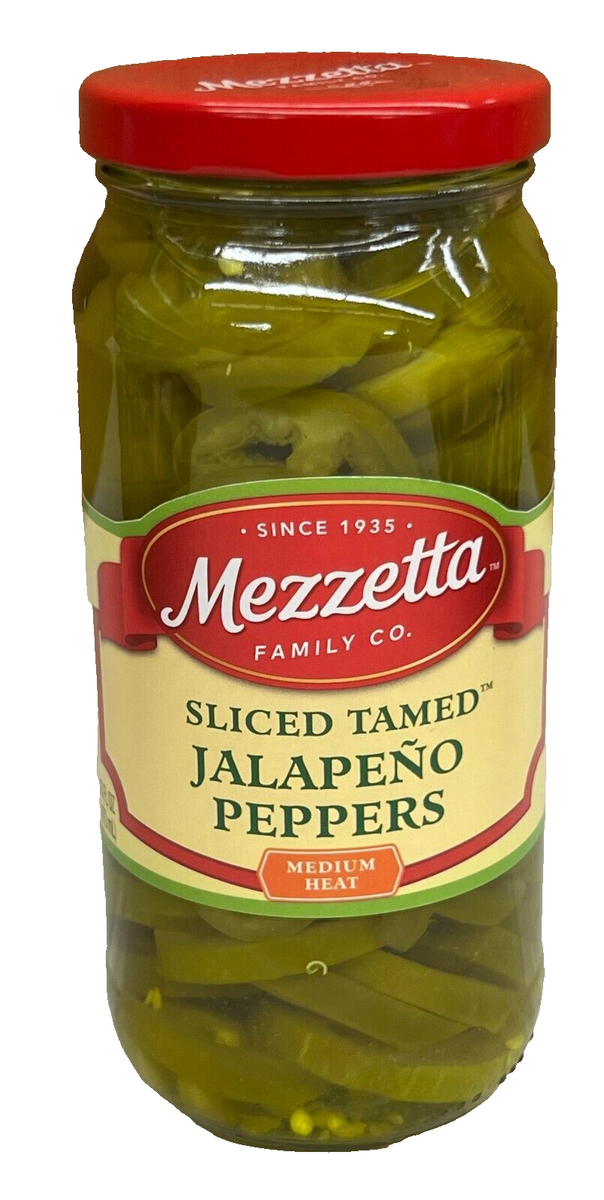 Mezzetta Sliced Tamed Medium Heat Jalapeno Peppers 16 oz | eBay