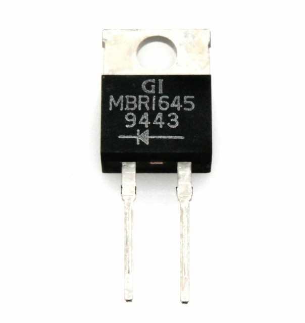 Schottky 16 Amp Diode MBR1645 in TO-220AB type package - Lot of 1, 3 ...