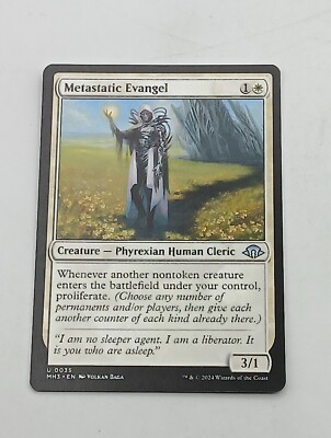 Magic the Gathering Einzelkarte Metastatic Evangel bespielt