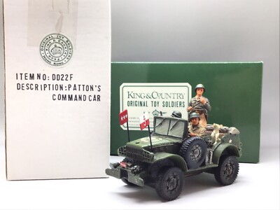 King & Country D Day Patton s Command Car Two Box Set DD022 1/30