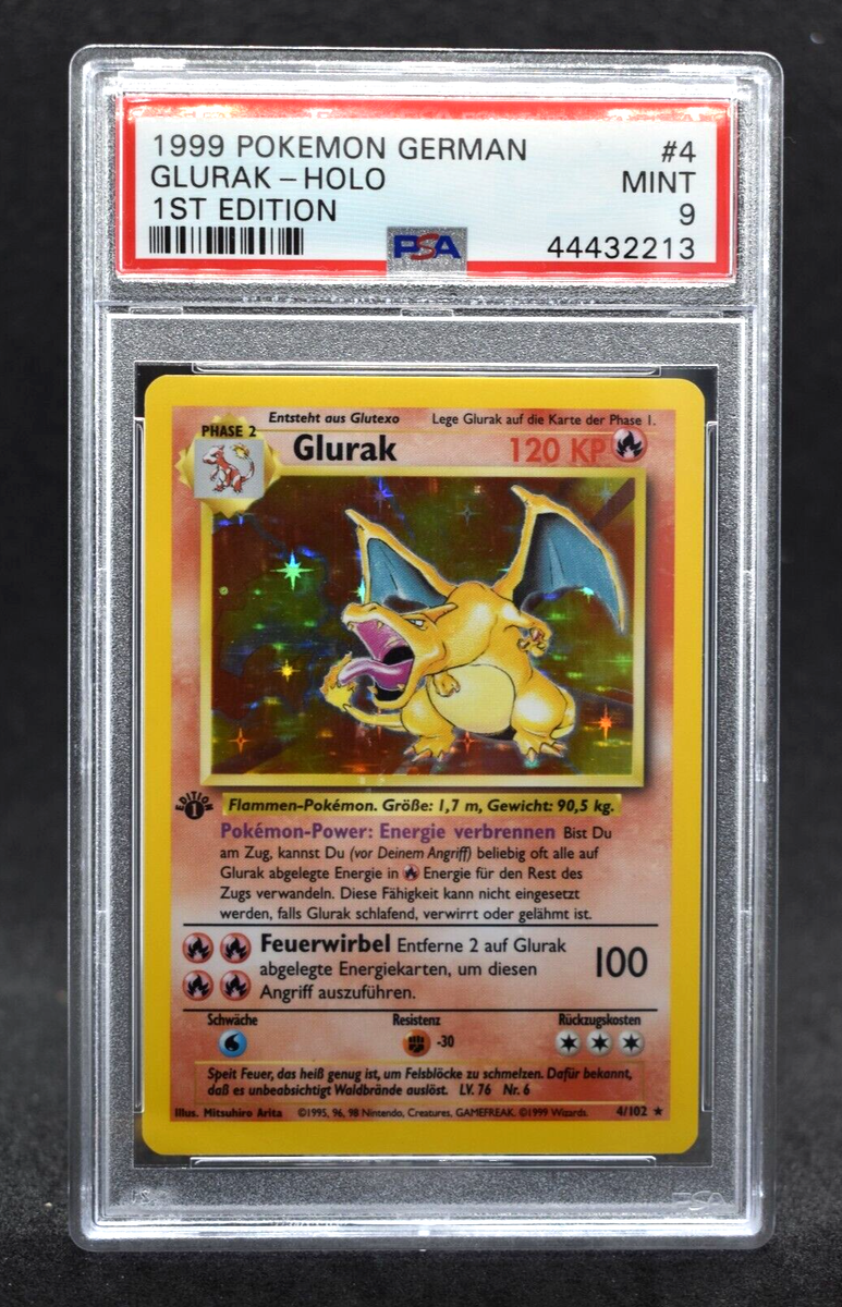 ポケモン - Charizard 1ED 4/102 Energy burn pokemon Pokemon Original Charizard Base 4/102 Stamped Rare * Holo