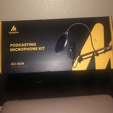 Maono AU-A04 Pro Podcasting Microphone Kit, Professional Audio Innovation - NEW