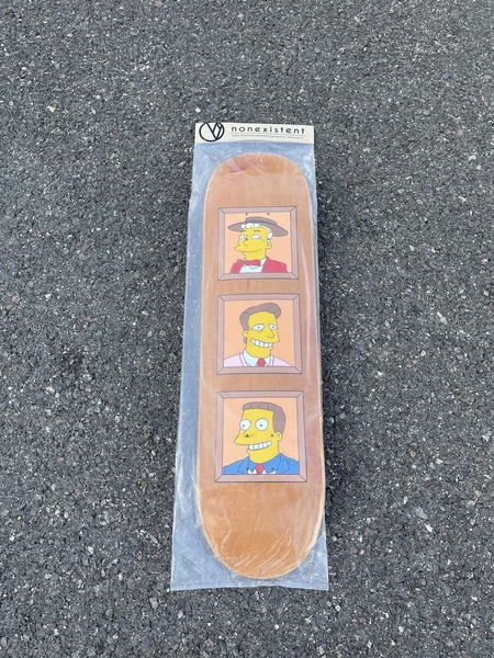 Nonexistent Skateboards Phil Hartman Tribute Deck The Simpsons Troy McClure đŸ‘€