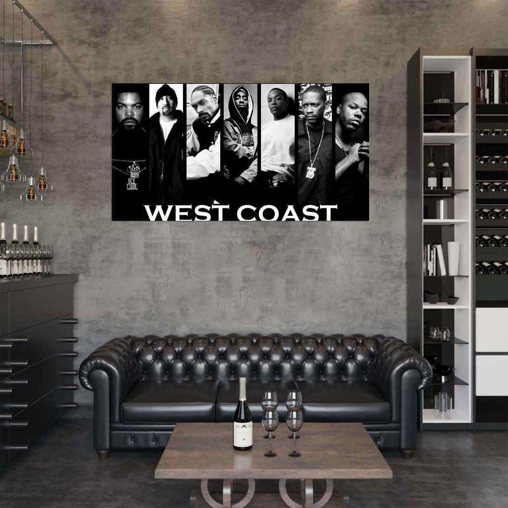 527068 WEST COAST RAPPERS 80s 90s Retro Vintage Photo 36x24 527068 WEST COAST RAPPERS 80s 90s Retro Vintage Photo 36x24