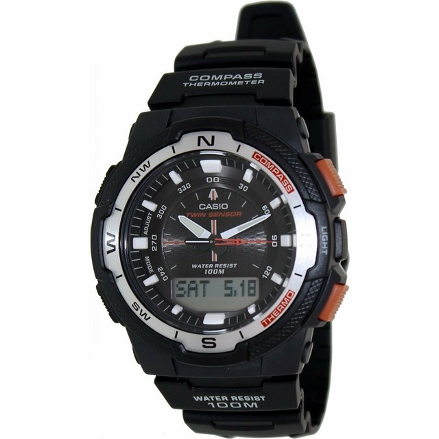 casio black belt watch