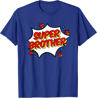 Superhero Super Brother Matching Sibling Gift Unisex T-Shirt