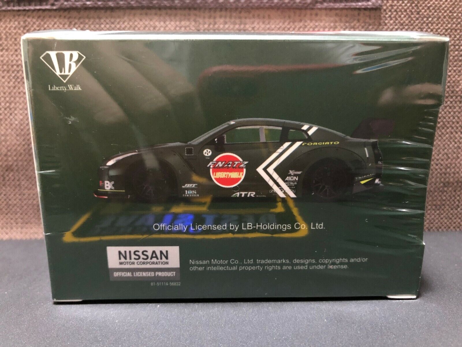 MINI GT 7 LB WORKS Nissan GT-R (R35) Zero Fighter Special Type 1, Rear Wing  ver1