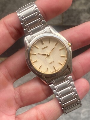 Seiko Dolce Quartz Vintage Japan Men's Wrist Watch 8J41-6160 | eBay