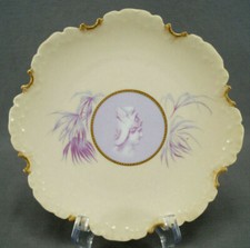 Rosenthal Monbijou Cameo Perseus Medallion Purple Cream & Gold Plate C.1891-1906