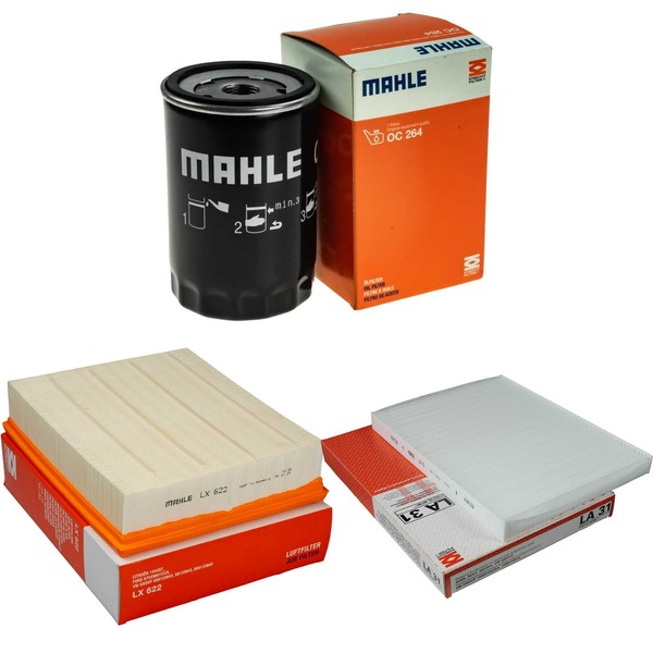Mahle / Knecht Innenraumfilter LA 31 Luftfilter LX 622 ÖLfilter OC 264-image