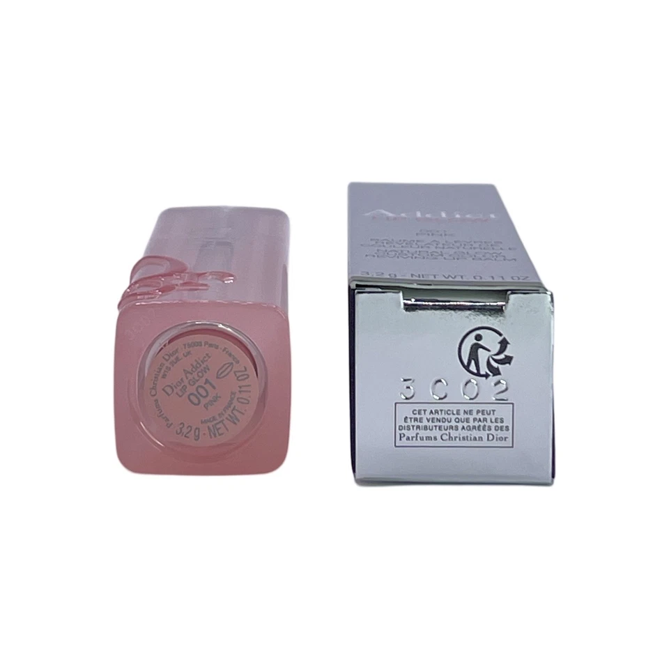 Christian Dior Addict Lip balm Glow #001 PINK-0.12oz NEW +1 FREE VIAL of perfume - Image 3 of 4