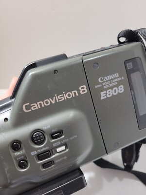 Canon E808 CCD 8mm Video Camera & Recorder Canovision AF Zoom Lens