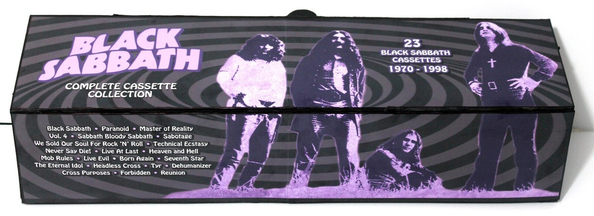 BLACK SABBATH - 23 Brand New factory sealed cassettes in a custom