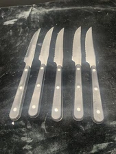 J.A. Henckels International Eversharp Stainless Steel Steak Knives Set Of 5