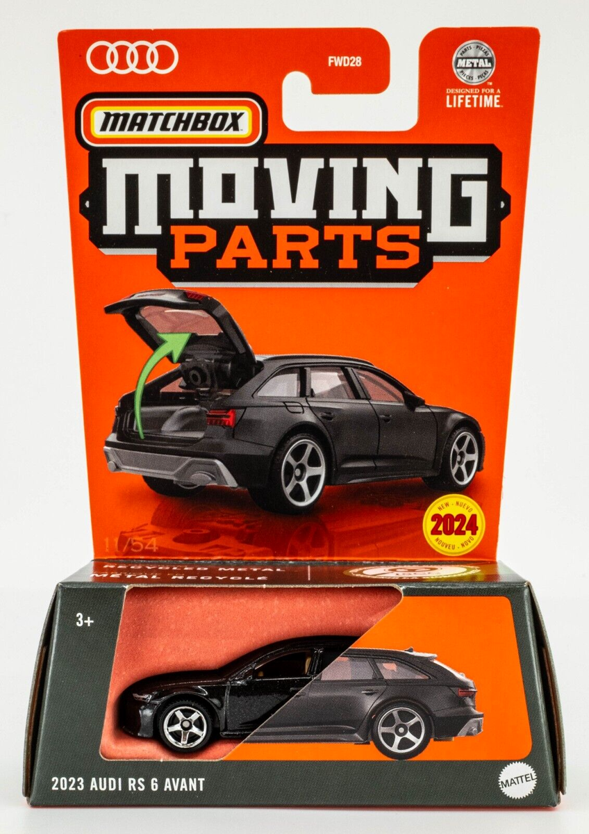 2024 Matchbox Moving Parts #11 2023 Audi RS6 Avant MYTHOS BLACK