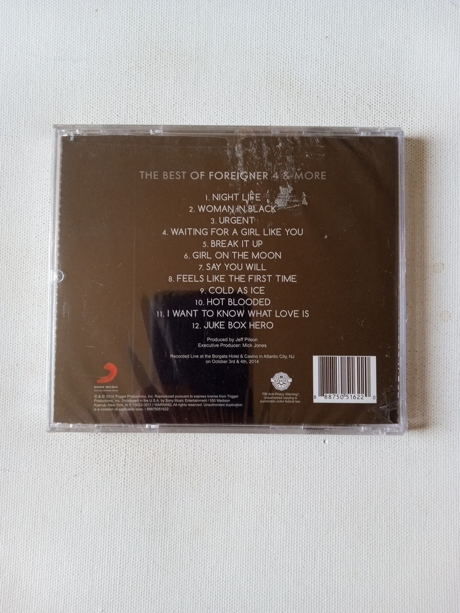 Best of 4 & more Live by Foreigner (CD, 2014) New B11