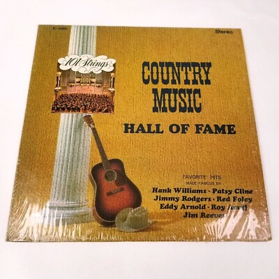 Country Music Vinyl Record Hall Of Fame 101 Strings 1972 Vintage Album Alshire