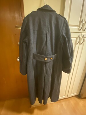 WWII NETHERLANDS DUTCH ARMY OVERCOAT With Patch Size 47 Makers