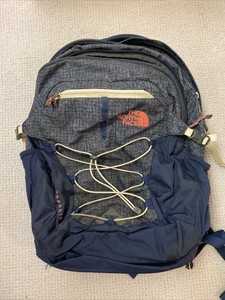 blue north face backpack