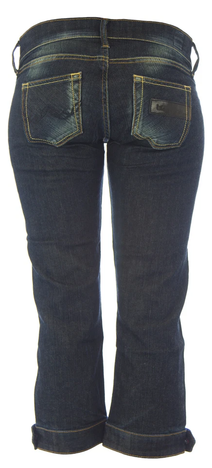 Pantalones de mezclilla capri BLUE BLOOD para mujer enjuague limpio Puk calce relajado NUEVO Foto 2 de 2