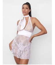 Fredericks of Hollywood Lingerie Elodie Babydoll Set NEW Size S