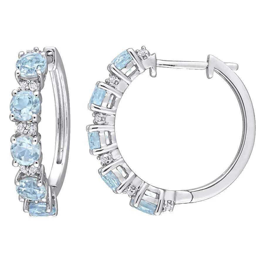 Topaz Topaz Hoop Fashion Earrings
