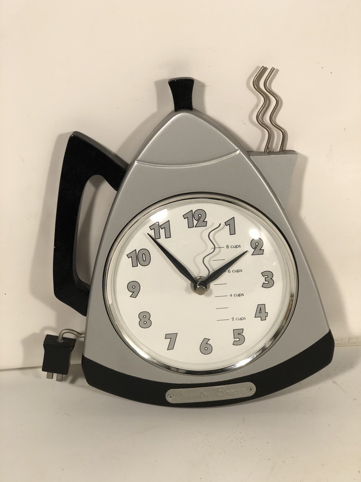 Country Breeze Quartz Retro Style Coffee Pot Wall Clock Display eBay
