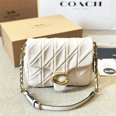 CU076 CH139，C4118，CW629 COACH Times Square Tabby Shoulder Bag Quilted CW629 Black