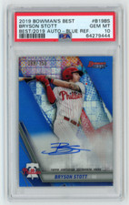 2019 Bowman's Best of '19 Auto Blue Refractors /150 Bryson Stott PSA 10 Choice 3