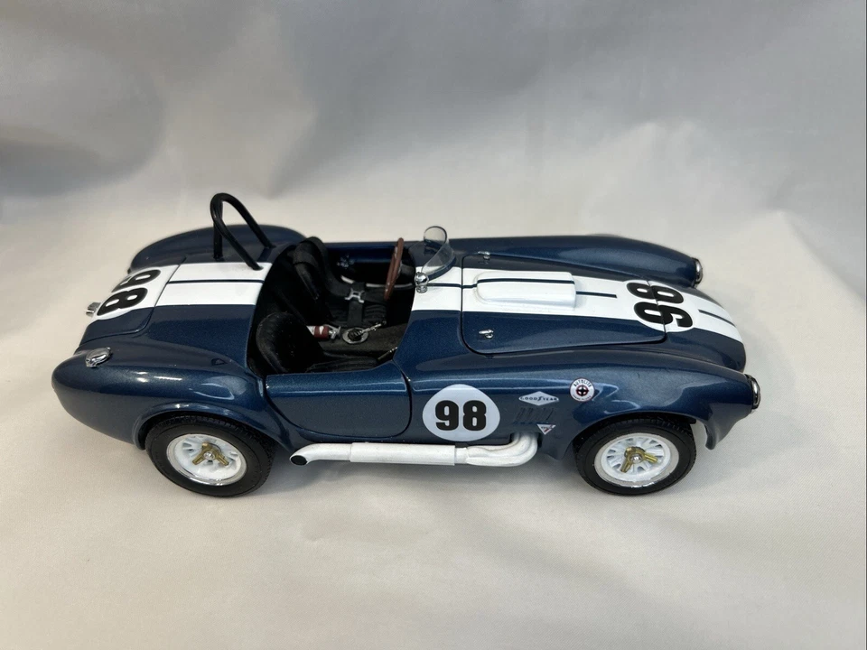 Revell 1988 fundido a presión, #98 azul Shelby Cobra HERMOSO Y PERFECTO ¡¡GUAU!! *Sin caja* Foto 2 de 4