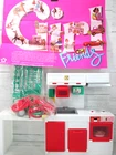 Vintage 90s Girl Friends Barbie Lights N Sounds Kitchen Meritus Play Set Red New
