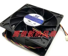SJ SG121238BS 12038 DC12V 2.7A 12CM 4-Pin High Speed Cooling Fan