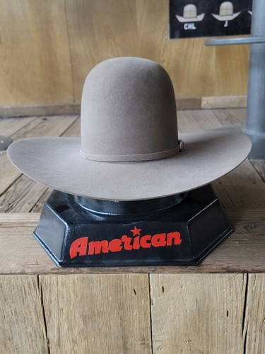 NEW pecan 20X AMERICAN HAT CO. FELT HAT 