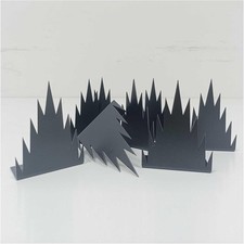 12 Pcs Safety Anti Climb Fence Wall Spikes,Intruder Deterrent Fence Spikes,Outd