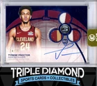 2025-26 Topps 3 Tyrese Proctor Rookie Triple Patch Autograph Auto #14/15 O56