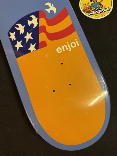 RARE Enjoi USA Flag Bag Of Suck Skateboard Deck In Shrink Louie Barletta - Picture 3 of 8