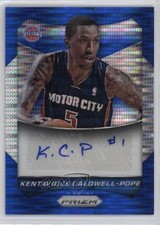 2014-15 Panini Prizm Blue Pulsar 207/249 Kentavious Caldwell-Pope #21 Auto 2b6