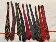 Designer Silk Ties for Men - 14 including Ferragamo, Polo and Vineyard Vines