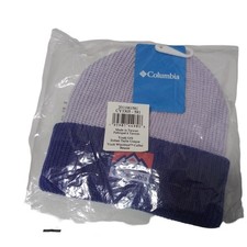 Columbia Youth Whirlibird Cuffed Beanie Purple and Lavender Beanie Size OS